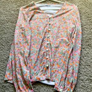 Long sleeve blouse